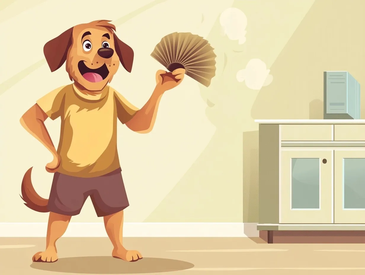 ¿Es malo para mi perro estar en un lugar sin ventilación?
