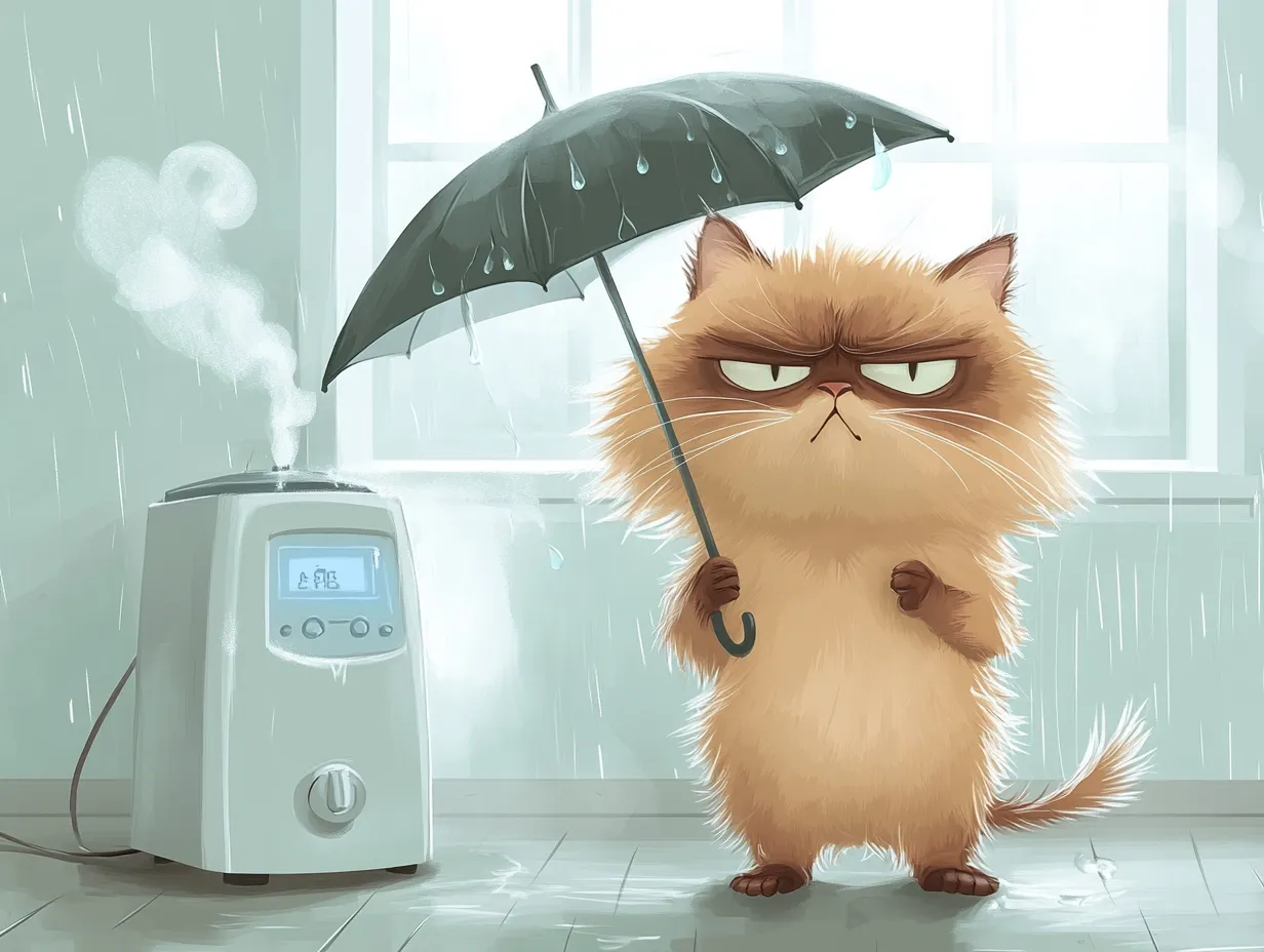 ¿Es perjudicial para mi gato vivir en un ambiente con mucha humedad?