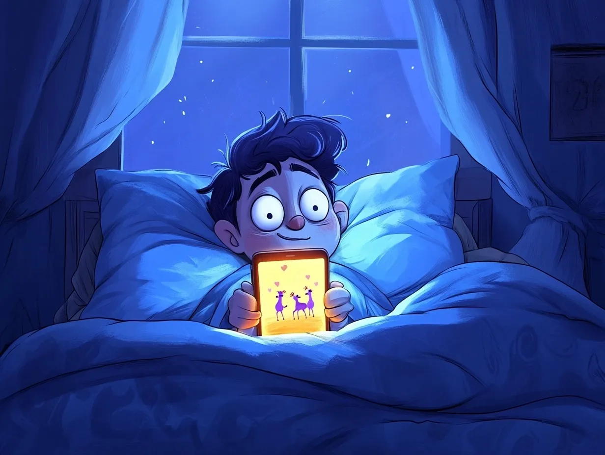 ¿Es malo tener el móvil en la cama mientras duermes?