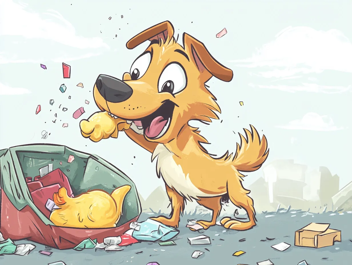 ¿Es malo que mi mascota tenga acceso a la basura?