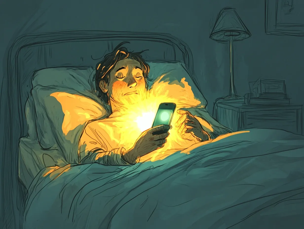 ¿Es malo usar el móvil para leer en la cama?